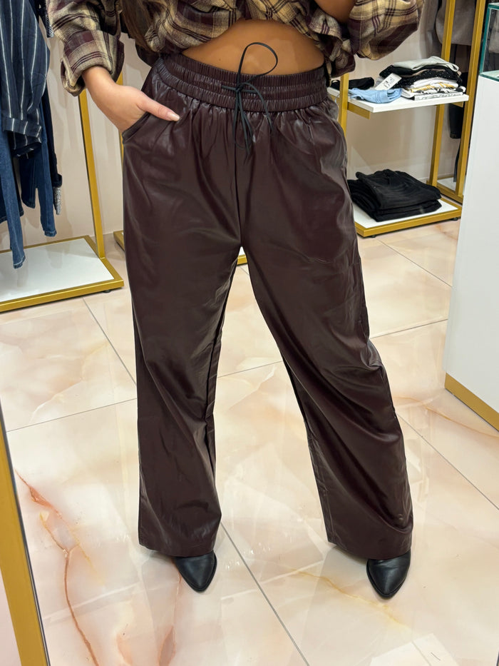 Pants burgundy