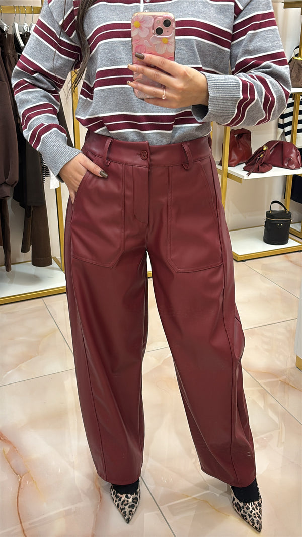 Pantalone  in ecopelle