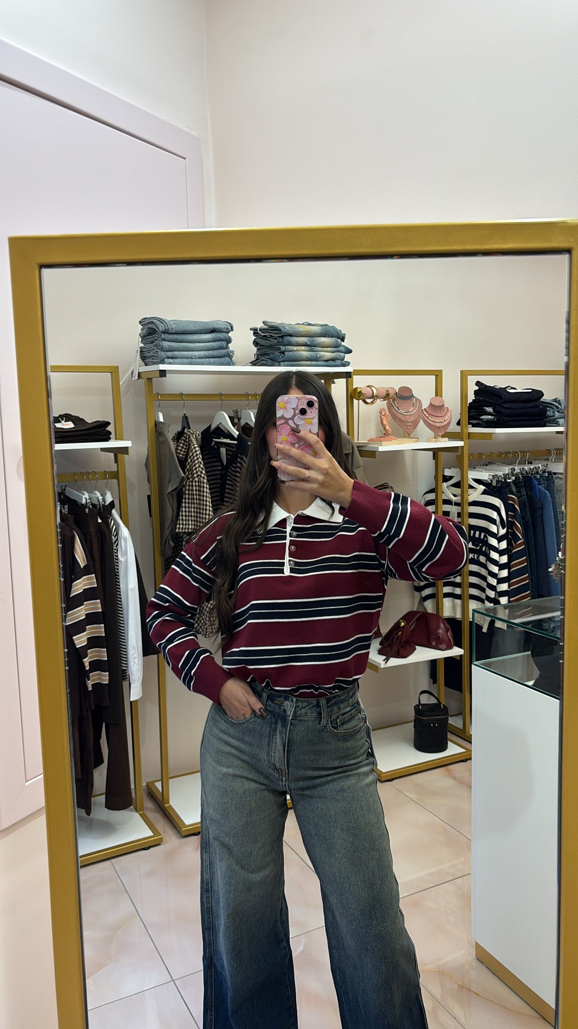 Polo a righe