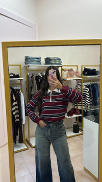 Polo a righe