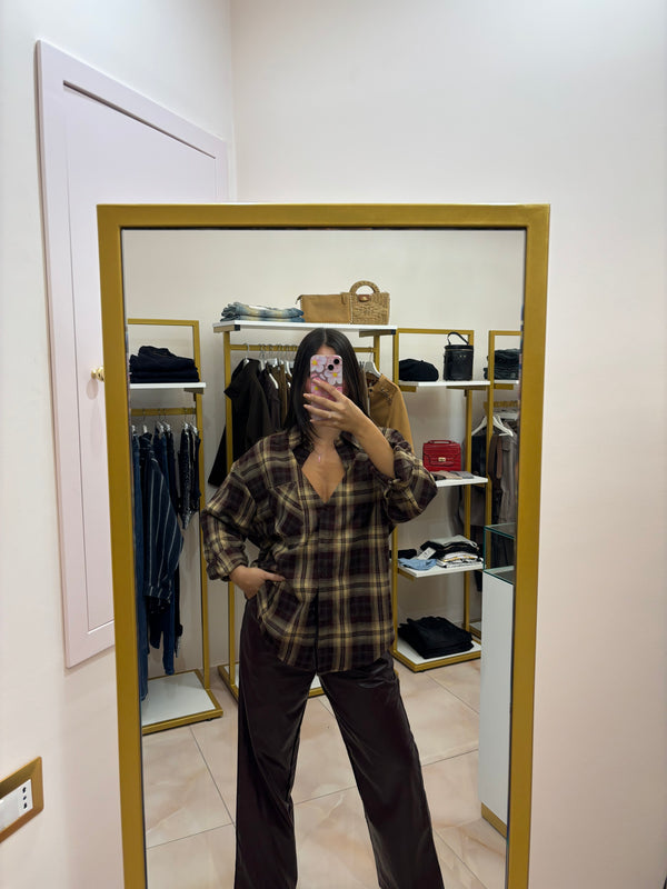Pants burgundy