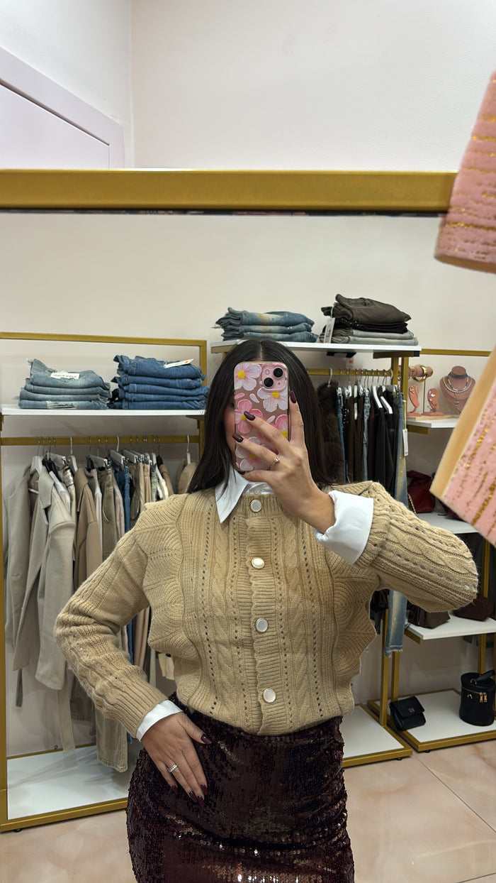 Cardigan Gold Buttons