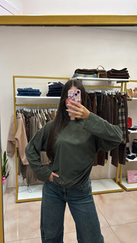 Maglietta Over manica lunga