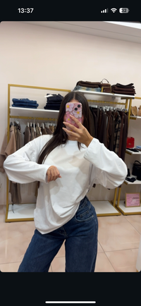 Maglietta Over manica lunga