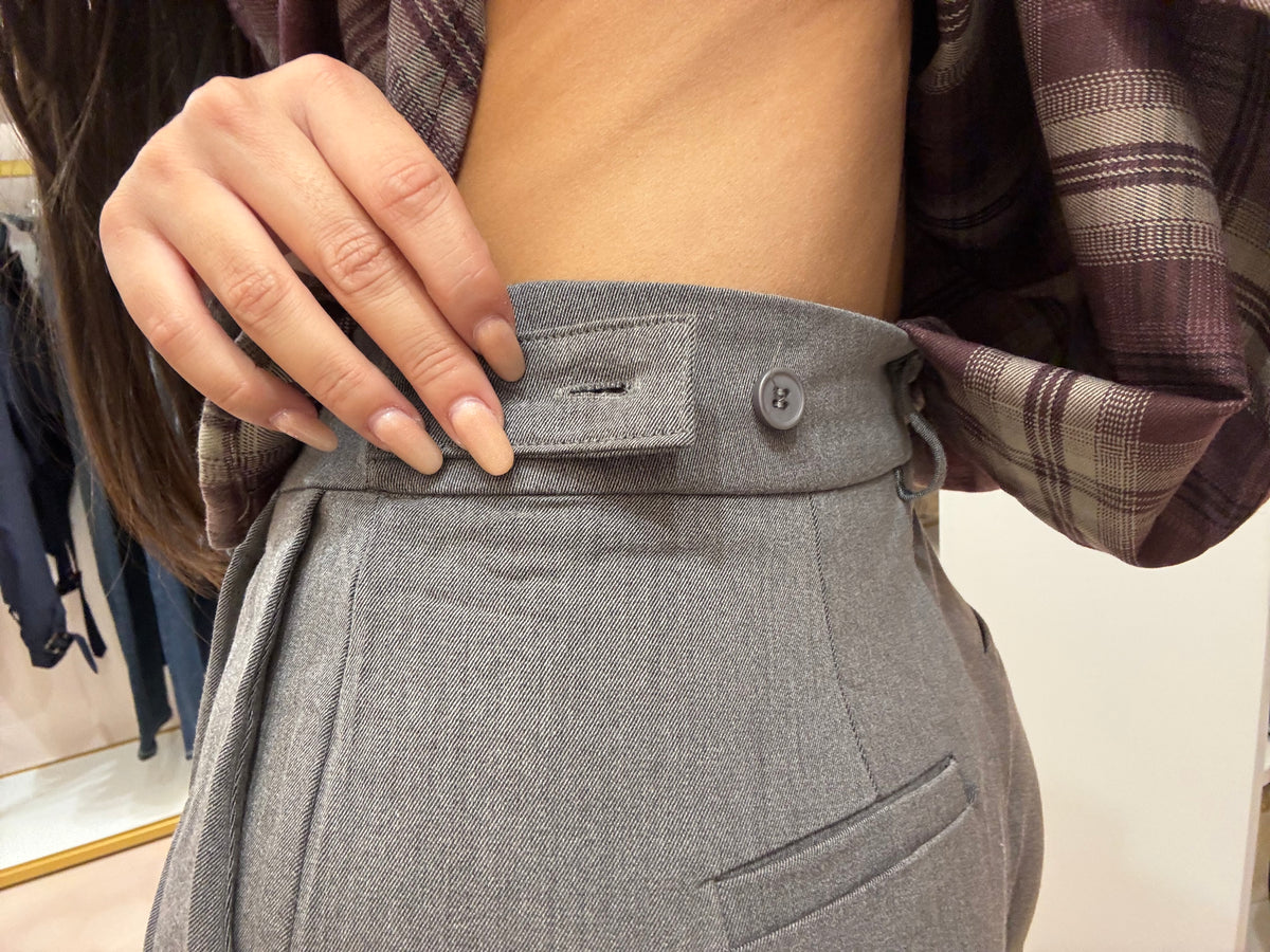 Pants Smoke Grey and Black