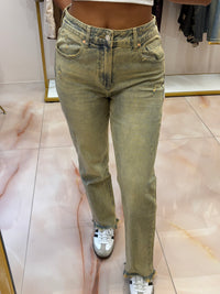 Jeans Sabbiato Verde
