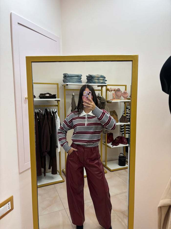 Pantalone  in ecopelle