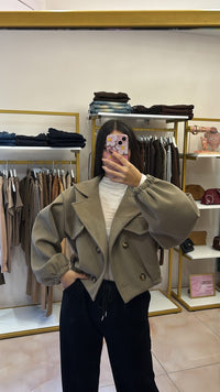 Giacca Over modello trench