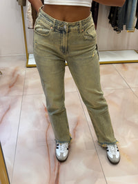 Jeans Sabbiato Verde